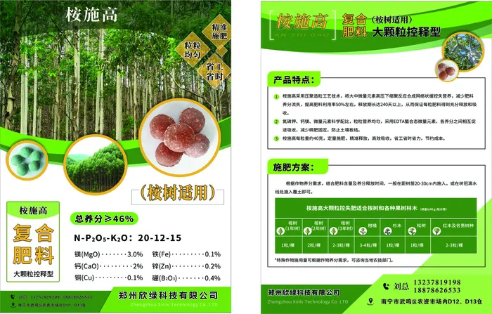 桉树宣传单源文件设计开业彩页cdr矢量模版下载