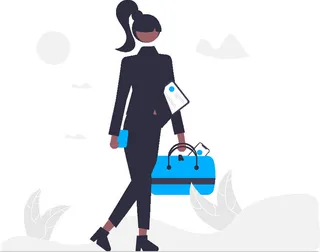 2.5d商务插画小图标素材