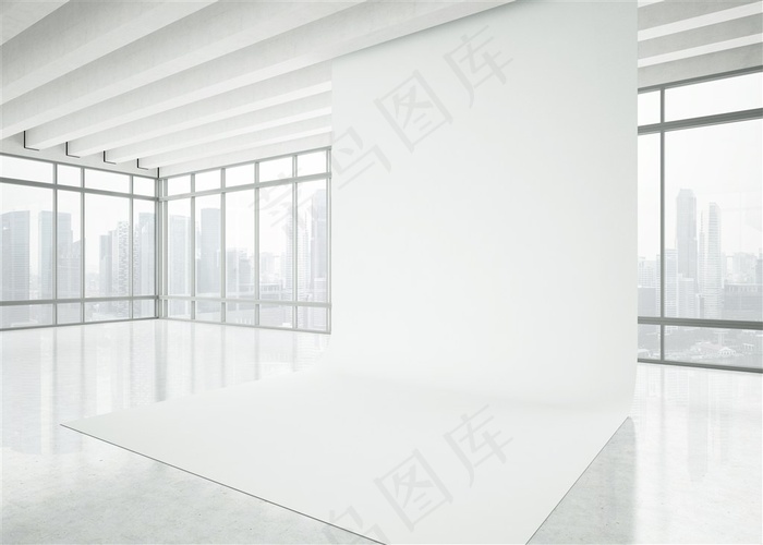 空白室内建筑背景高清图片