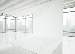 空白室内建筑背景高清图片