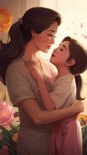 母亲 温馨 节日 爱护 温柔