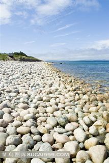 海边鹅卵石高清图片