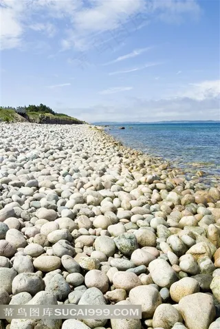 海边鹅卵石高清图片