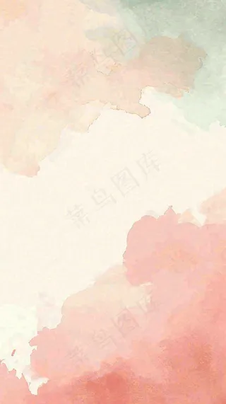 水墨泼墨粉色绿色渐变纹理背景