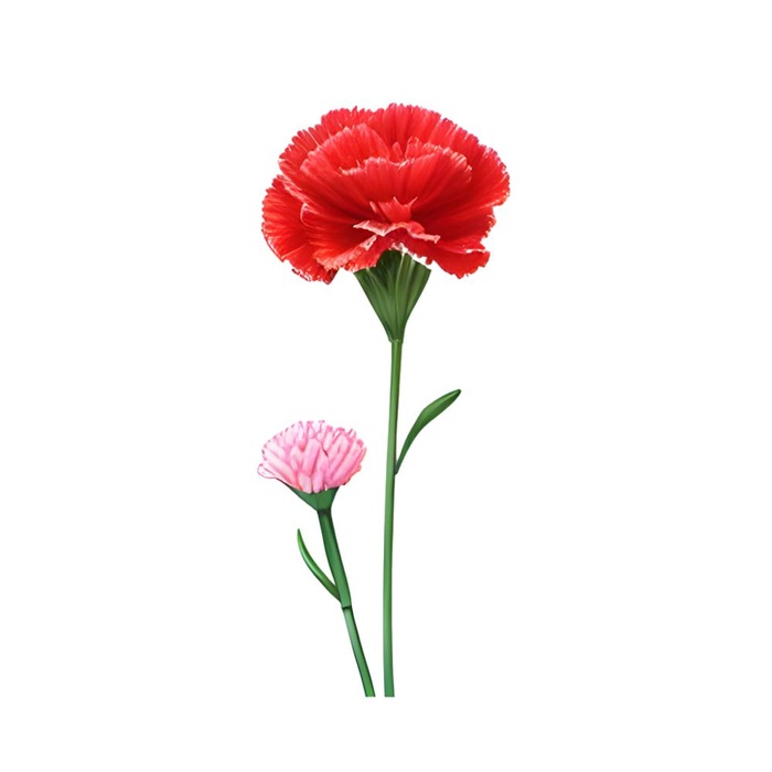 母亲节康乃馨花免抠(2048x2048)