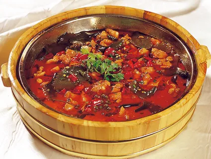 香辣水煮仔鸡  香辣水煮仔鸡