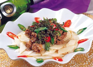 95X-237鲜椒山药爆鸡胗