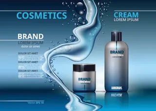 设计化妆品样品素材