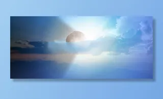 元宇宙世界风景背景墙