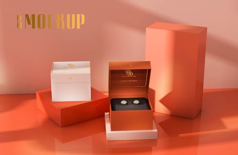 包装智能贴图样机VI效果PSD素材