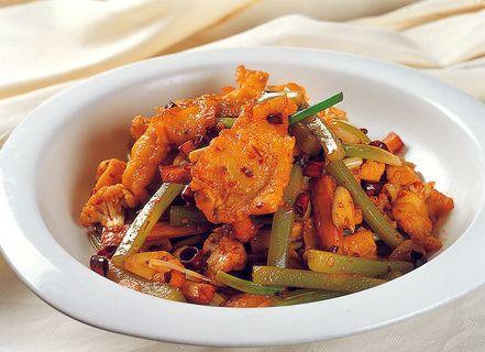 96x-148什菜炒鱼片