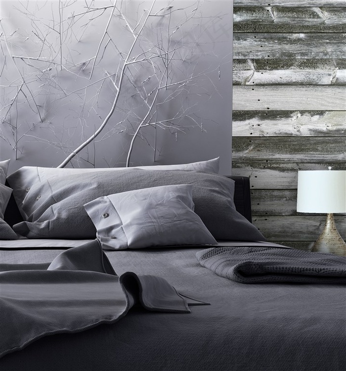 卧室装修效果图摄影图