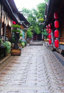 中式建筑摄影背景图片