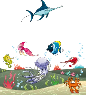 鱼类海洋卡通 鱼类海洋卡通