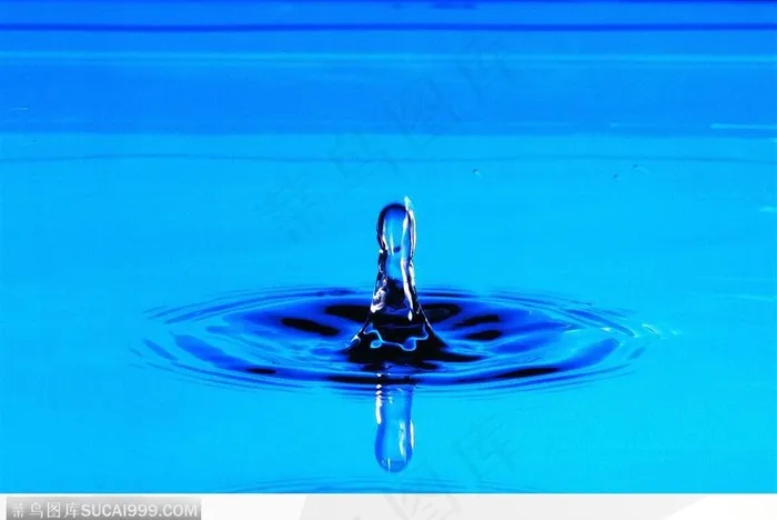 水滴入水后泛起的涟漪