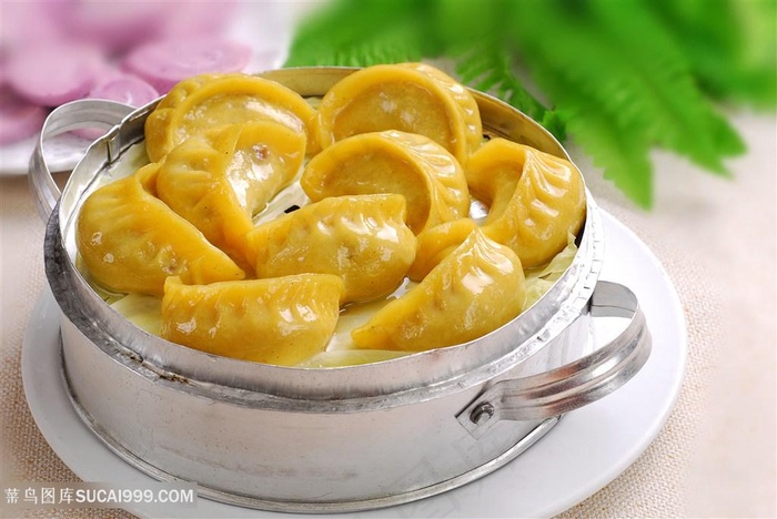 小吃玉米蒸饺
