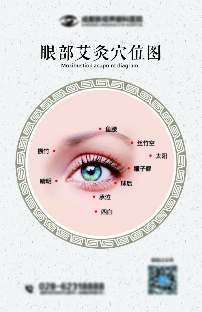 干眼艾灸海报cdr矢量模版下载