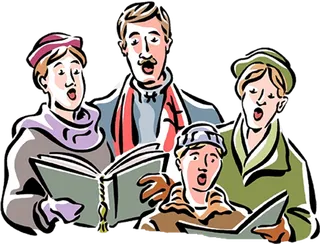 合唱圣诞歌圣诞节