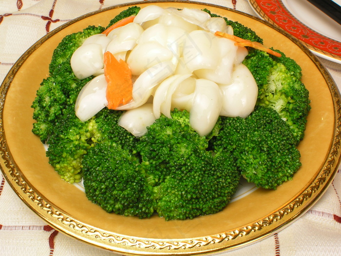 4265西兰花炒鲜百合