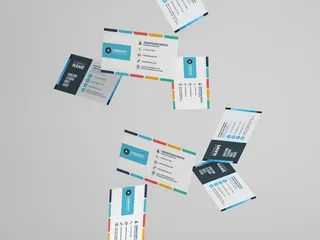 名片样机设计素材