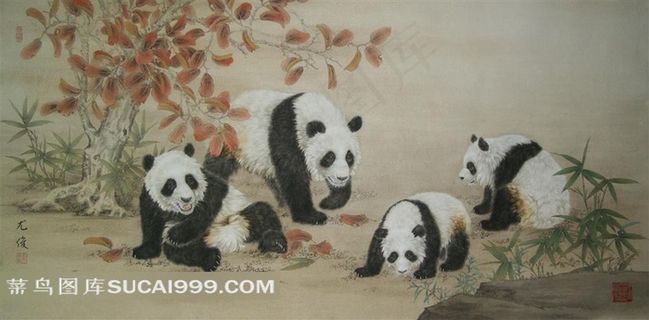 国画大熊猫