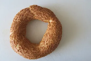 芝麻面包圈图片