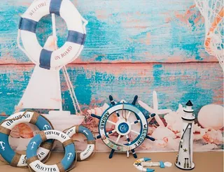 儿童照相拼接背景