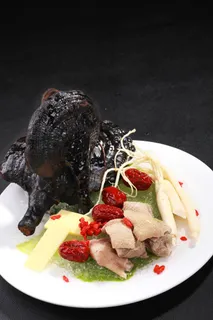 灵芝老鸭锅底 (2)