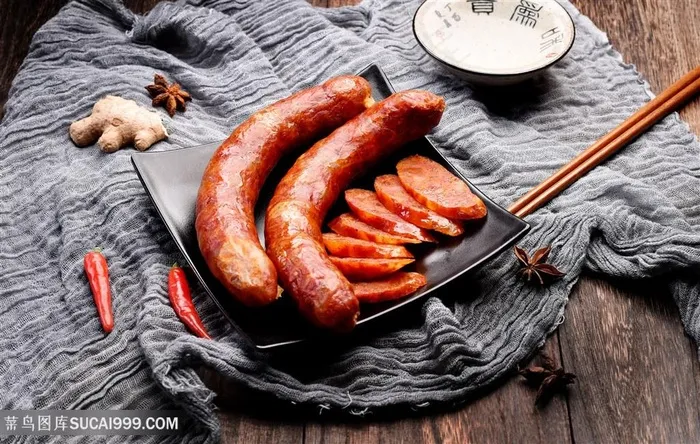 香肠腊肠红肠肉花肠