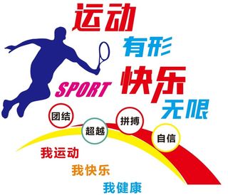 体育校园文化墙