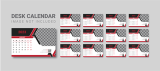 2023日历 2023年挂历 兔年日历 