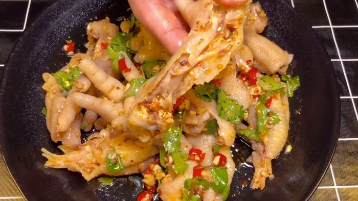 凉菜 鸡爪 柠檬鸡爪 素材 (22)