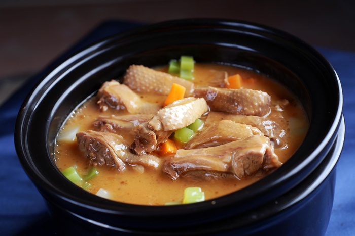 砂锅石锅美食煲类特色菜大雁豆腐煲