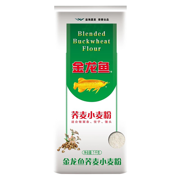金龙鱼荞面小麦粉1千克超市商品白底图免抠实物摄影png格式图片透明底