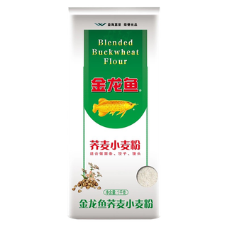 金龙鱼荞面小麦粉1千克超市商品白底图免抠实物摄影png格式图片透明底