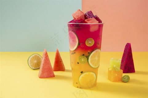 水果茶冷饮奶茶图片饮料图片素材