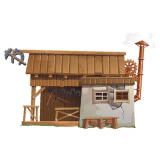 矢量素材卡通房地产房屋