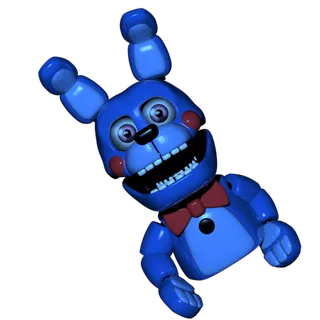 蓝色玩偶卡通风