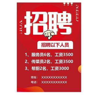 招聘海报模板