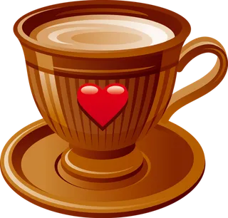 卡通咖啡素材