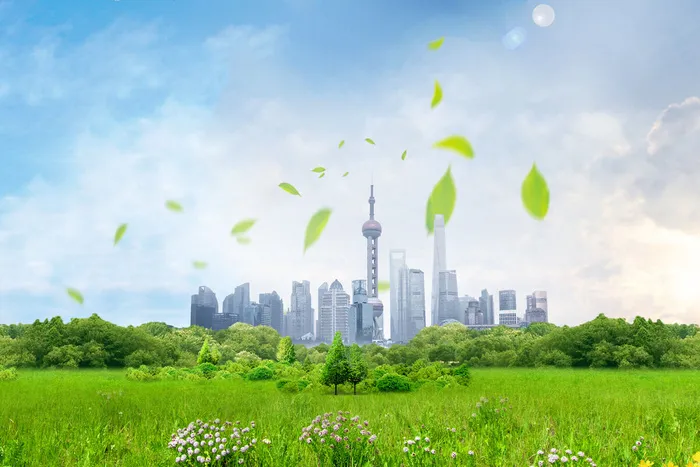 高清创意绿色环保背景图片公益海报展板宣传PSD分层平面设计素材psd模版下载