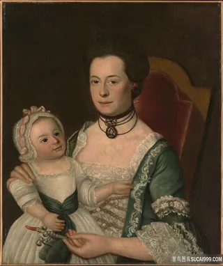 威廉 · 约翰斯顿，雅各布 · 赫德夫人和查尔德油画图片