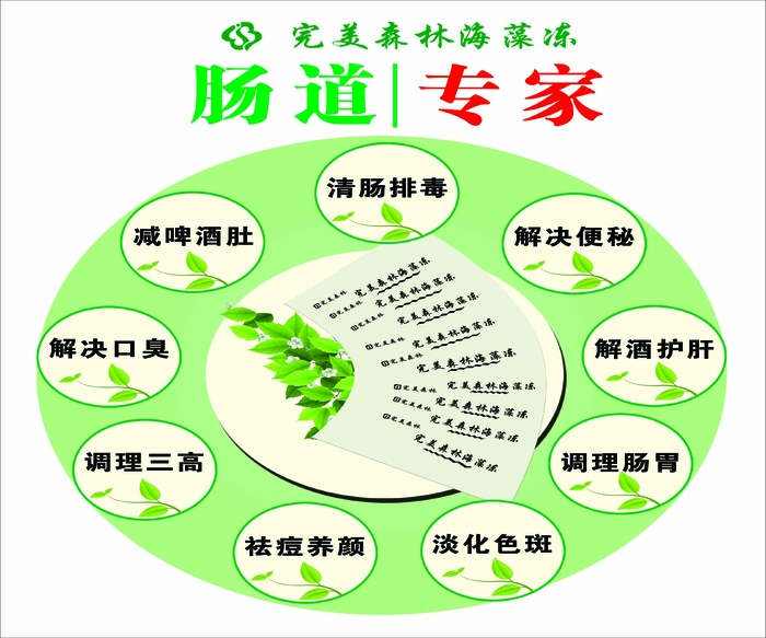 完美深林 肠道专家psd模版下载