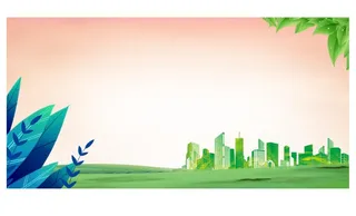 城市环保展板背景