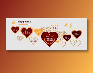 党建五心党员*文化墙