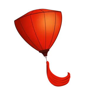 卡通手绘灯笼中秋节元宵节花灯新年海报元素PNG免扣PS素材