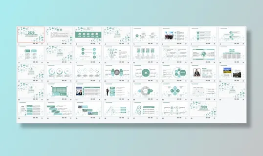 清新唯美PPT模板