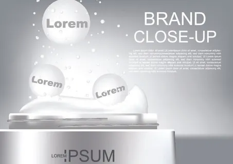 设计化妆品样品素材