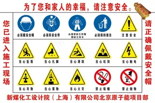 工地警钟 安全警示 工地安全警示 教育宣传栏