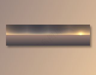 天空中的金色阳光